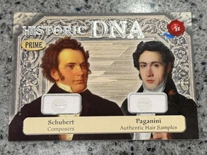 2024 Historic Autographs Prime DNA Paganini & Schubert 5/5 Musician Hair Strand  - Picture 1 of 2