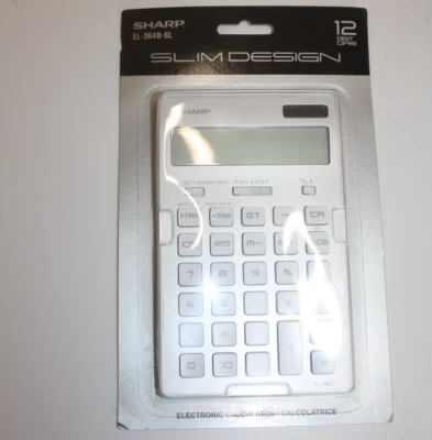 Sharp Business Calculator El-364B-SL-Sliver- FREE UK MAINLAND DELIVERY - Image 1 of 4