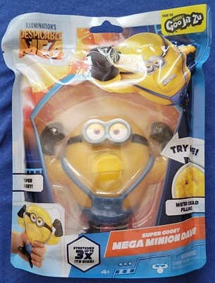 NEW Despicable Me 4 Super Gooey Mega Minion DAVE Heroes of Goo Jit Zu Toy Figure - Image 1 of 4