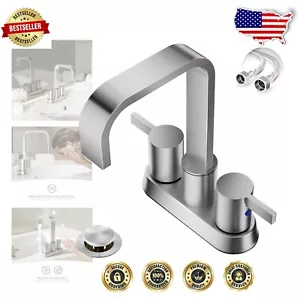 Luxury Waterfall Sink Faucet - 2 or 3 Hole Installation, Water Efficient Design - Picture 1 of 10