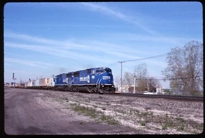 Original Rail Slide - CR Conrail 5556+ Cleveland OH 8-1997 - Picture 1 of 1