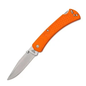 BUCK 0110ORS2-B Folding Hunter 3.75" 110 Plain Blade, Orange glass fibre light - Picture 1 of 5