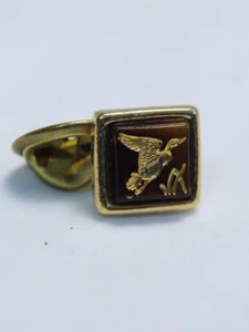 Tie Tack Lapel Pin Ducks Unlimited Collectable Gold Tone Intaglio Vintage  - Picture 1 of 2