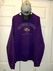 Baltimore Ravens XL Sweatshirt & Super Bowl XLVII Hat/Med 39/Thirty Jentacular - Picture 1 of 4