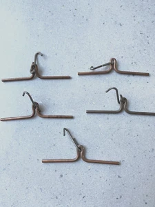 70 mm Metal T Bar Hooks x 5 - Picture 1 of 1