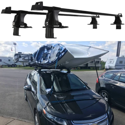 54" Top Roof Rack Cross Bars Cargo Carrier w/Lock For Chevrolet Volt 2011-2015 Foto 1 de 4