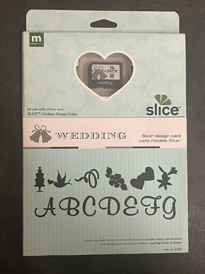 BRAND NEW SLICE DESIGN CARD MAKING MEMORIES Wedding - Image 1 of 2