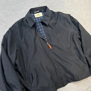 Chaqueta Canterbury of New Zealand Para Hombre Grande Negra Estilo Harrington Forrada de Bombardero - Imagen 1 de 13