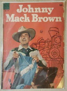 1953 JOHNNY MACK BROWN Dell 4-color #493 - Fine Grade Comic - Picture 1 of 5