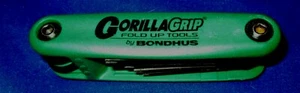 BONDHUS Gorilla Grip #12634 Tf8 Juego de 8 Estrellas Plegables T9-T40 Verde - Imagen 1 de 6