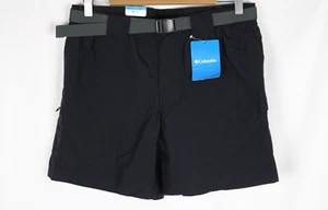 Columbia Women's 6" Shorts Sandy River Cargo Belted Black AL4572 010 - Picture 1 of 5