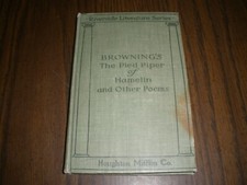 BROWNING'S THE PIED PIPER OF HAMELIN AND OTHER POEMS HC 1897
