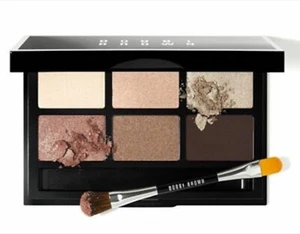 Bobbi Brown Party Eye Palette NEW Shadow Brush Pink Blaze Black Chocolate Bone