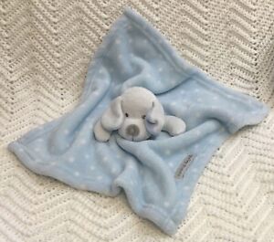 Blankets Beyond Puppy Dog Baby Lovey Plush Security Blanket Blue White Boy