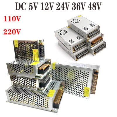AC110V-220V Lighting Transformer Power Supply Adapter Switch 5V 12V 24V 36V 48V - Image 1 of 4
