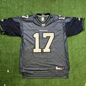 2000er Reebok Seattle Seahawks Mike Williams #17 Siebdruck blau Größe XL lesen! - Bild 1 von 15