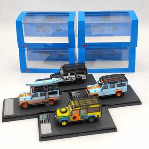 Master 1/64 Lan~over Defender Camping Camouflage Gulf Diecast Toys Car Models - Picture 1 of 18