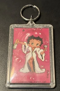 Vintage Rare 1980s KFS Betty Boop Keychain 3” X 2” - Picture 1 of 2