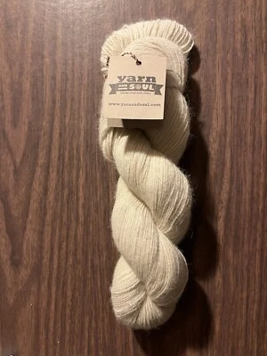 YARN AND SOUL yarn 100% alpaca • 400 yards • Superfine 400 • Natural 3016 - Image 1 of 3