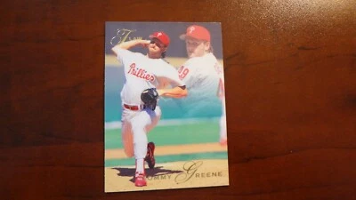 1993 FLAIR # 101 TOMMY GREENE  BASEBALL CARD - Image 1 of 2