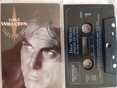 DAVE WILLETTS- STAGES OF LOVE Album Cassette like new former stored shop stock - Image 1 of 2