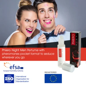 Profumo Uomo ai Feromoni Stimola Seduce Attrazione Donne Formato Roll-On 10ml - Foto 1 di 4