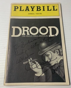 Drood Playbill George Rose Signed May 1987 Imperial Theatre - Picture 1 of 3