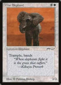 Magic MTG - War Elephant - Arabian Nights - GESPIELT - EN - Bild 1 von 1