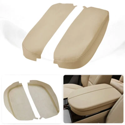 Tapa de consola central reposabrazos cubierta borde beige pergamino para Acura MDX 2007-2013 Foto 1 de 4