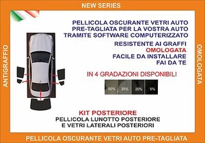pellicola oscurante vetri pre-tagliata Mazda demio 5 porte dal 1999 al 2002 - Imagen 1 de 1