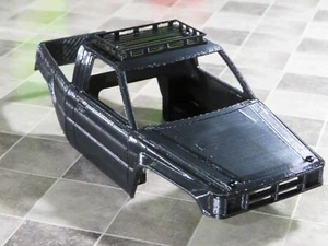 Cuerpo Yota pellizcado axial scx24 con deslizadores y portaequipajes, piezas de radiocontrol escala 24 - Imagen 1 de 10