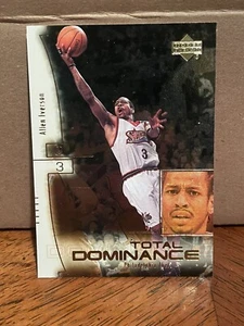 2000-2001 UPPER DECK BASKETBALL TOTAL DOMINANCE ALLEN IVERSON #TD6 263 - Picture 1 of 2