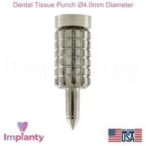 Punzón de tejido dental Ø4,0 mm de diámetro herramienta de odontología de acero inoxidable - Imagen 1 de 3