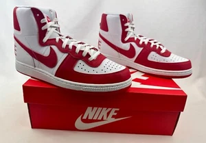 Nike Terminator High FJ4454-100 University Red White Mens Size NIB - Picture 1 of 9