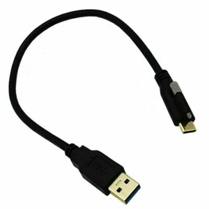 USB 3.0 to USB 3.1 Type-C Panel Mount Single Screw Data Charging Cable 30cm - Picture 1 of 4