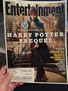 Entertainment Weekly (EW) Magazine August 2016 Harry Potter Fantastic Beasts  - Picture 1 of 2