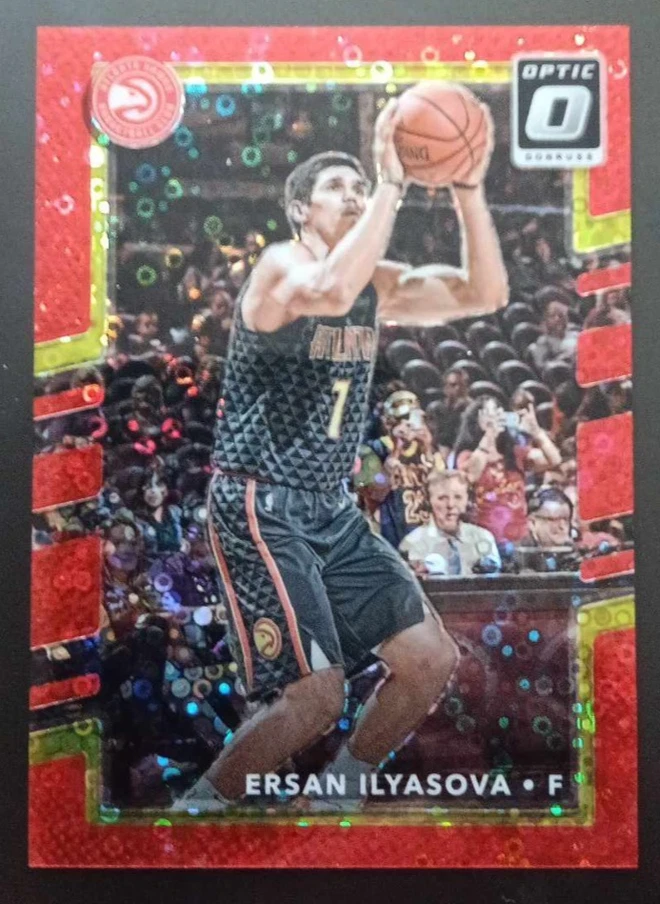 Bucks Ersan Ilyasova 2017-18 Donruss Optic Fast Break Red 20/85 - Image 1 of 1