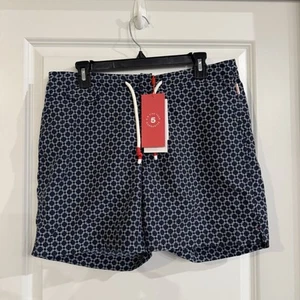Orlebar Brown Standard Dania Swim Shorts Navy Print Badehose Herren Größe EU 34 - Bild 1 von 11