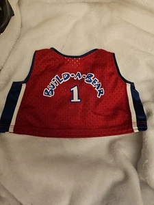 Build A Bear Boy's Jersey Red BABW Clothes, cute! - Picture 1 of 5