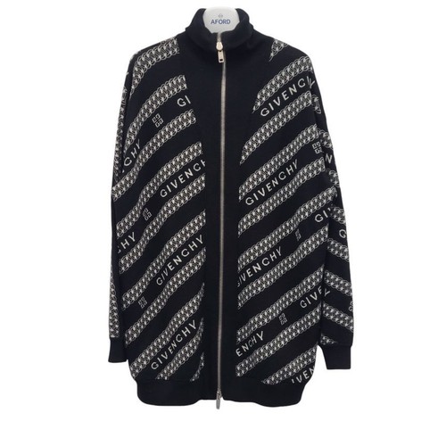 Givenchy Giacca Cardigan Catena Logo Intarsiato GIA120104 120693081