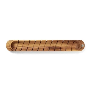 Fox Run Acacia Hardwood Baguette Miter Easy Loaf Slicing Guide - Picture 1 of 3