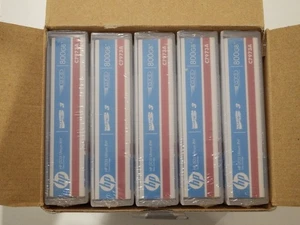 Box of 5 x HP LTO-3/Ultrium-3 Data Tapes/Cartridges 400GB/800GB C7973A NEW - Afbeelding 1 van 5