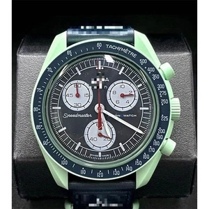 Neu Herren Analog-Quarzuhr - Biokeramik Monduhr Erde Ø40mm - Bild 1 von 5