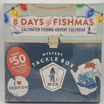 Catch Co. 8 Days of Fishmas Saltwater Fishing Advent Calendar Mystery Tackle Box