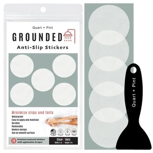 Anti Slip Shower Stickers, Non Slip Bathtub Stickers for Safety, Shower Floor... - Picture 1 of 9