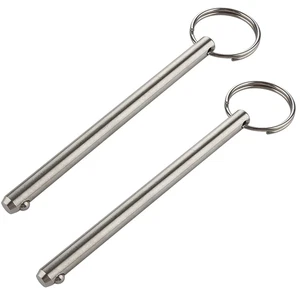 2 Pack Quick Release Pin, Diameter 5/16"(8Mm), Overall Length 4.72"(120Mm), Usab - Picture 1 of 12