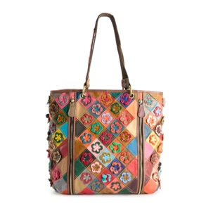 *NWT* Collette Double-Sided Leather Shoulder Tote - Picture 1 of 10