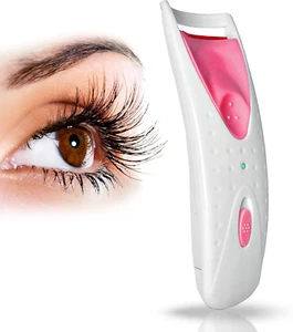 Electric Heated Eyelash Curler Makeup Curling Long Lasting Natural Beauty Gifts - Picture 1 of 12