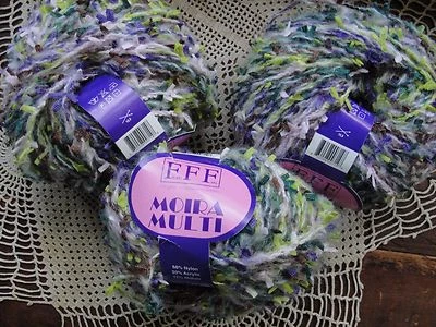 Filati FF Moira Multi Fios - Cor: 206 - Roxo, Verde, Rosa e Marrom - Novo - Imagem 1 de 2