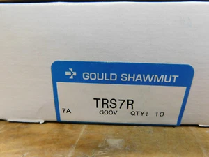 Bezpieczniki Gould Shawmut TRS7R 7.0AMP Pudełko 10 szt. NOWE CSQ - Zdjęcie 1 z 3